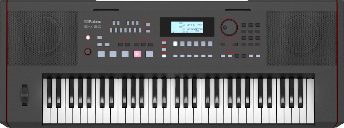 Đàn Organ Roland E-X50 - bảng điều khiển