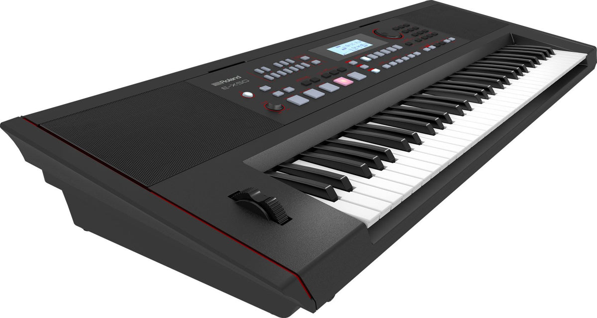 Đàn Organ Roland E-X50 - góc nghiêng