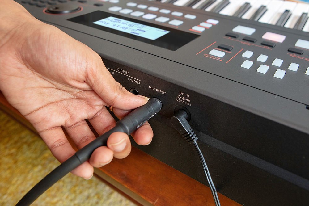 Đàn Organ Roland E-X50 - không gian sử dụng