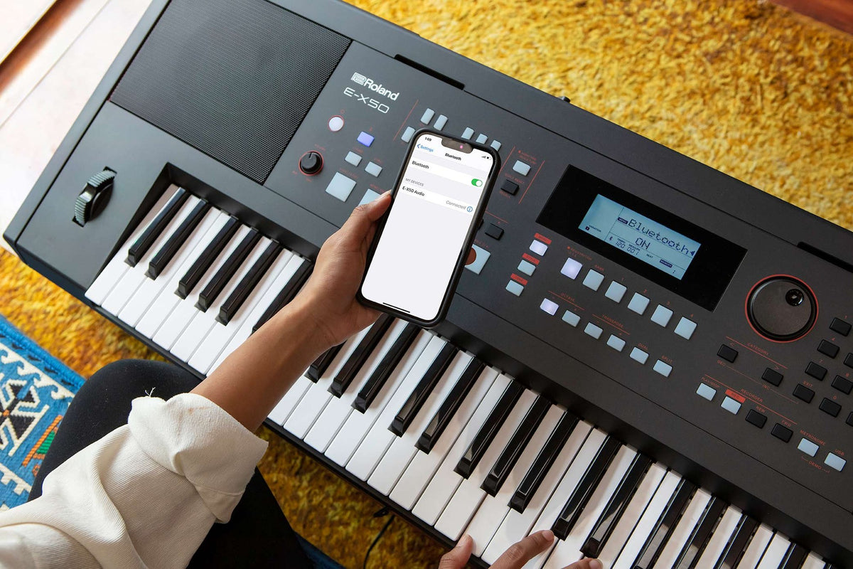Đàn Organ Roland E-X50 - không gian sử dụng