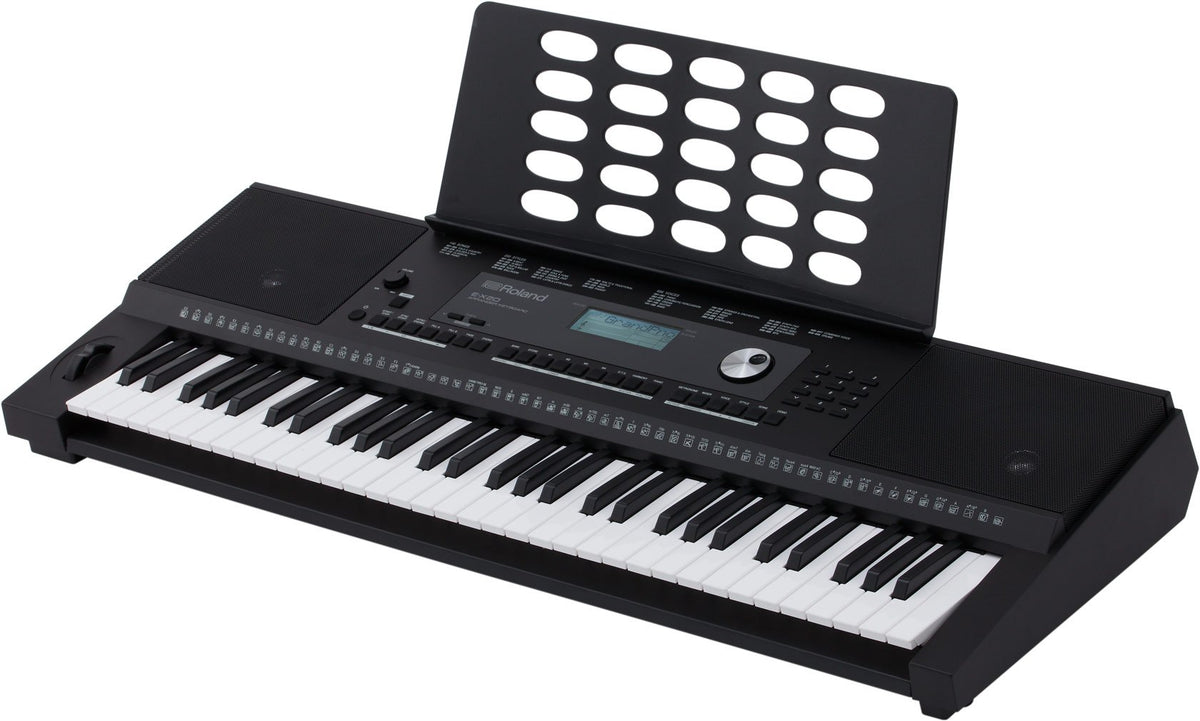 Đàn Organ Roland E-X20 - góc nghiêng
