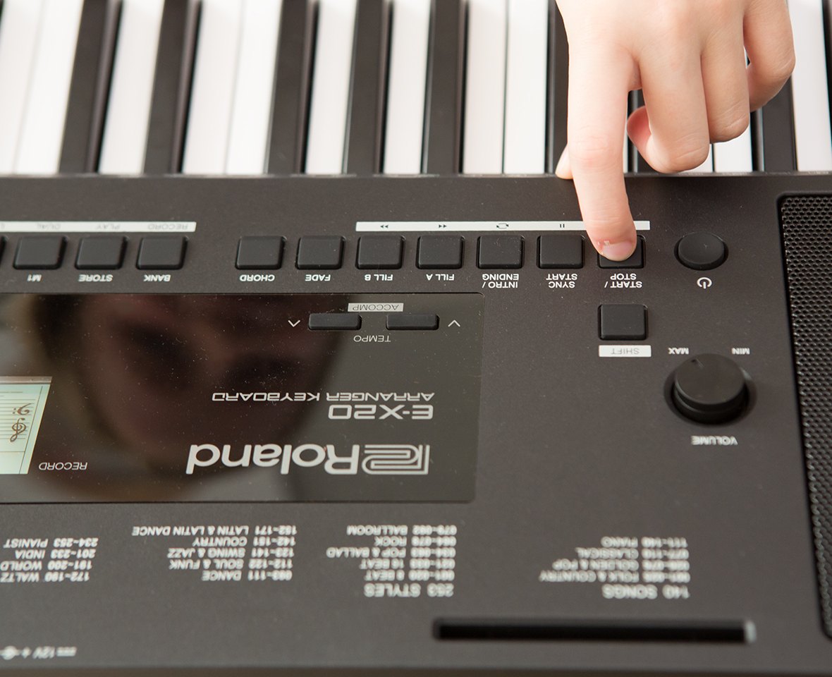 Đàn Organ Roland E-X20 - không gian sử dụng