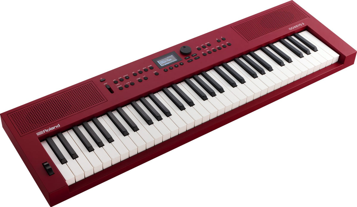 Đàn Organ Roland GO:KEYS 3 - góc nghiêng (Dark Red)