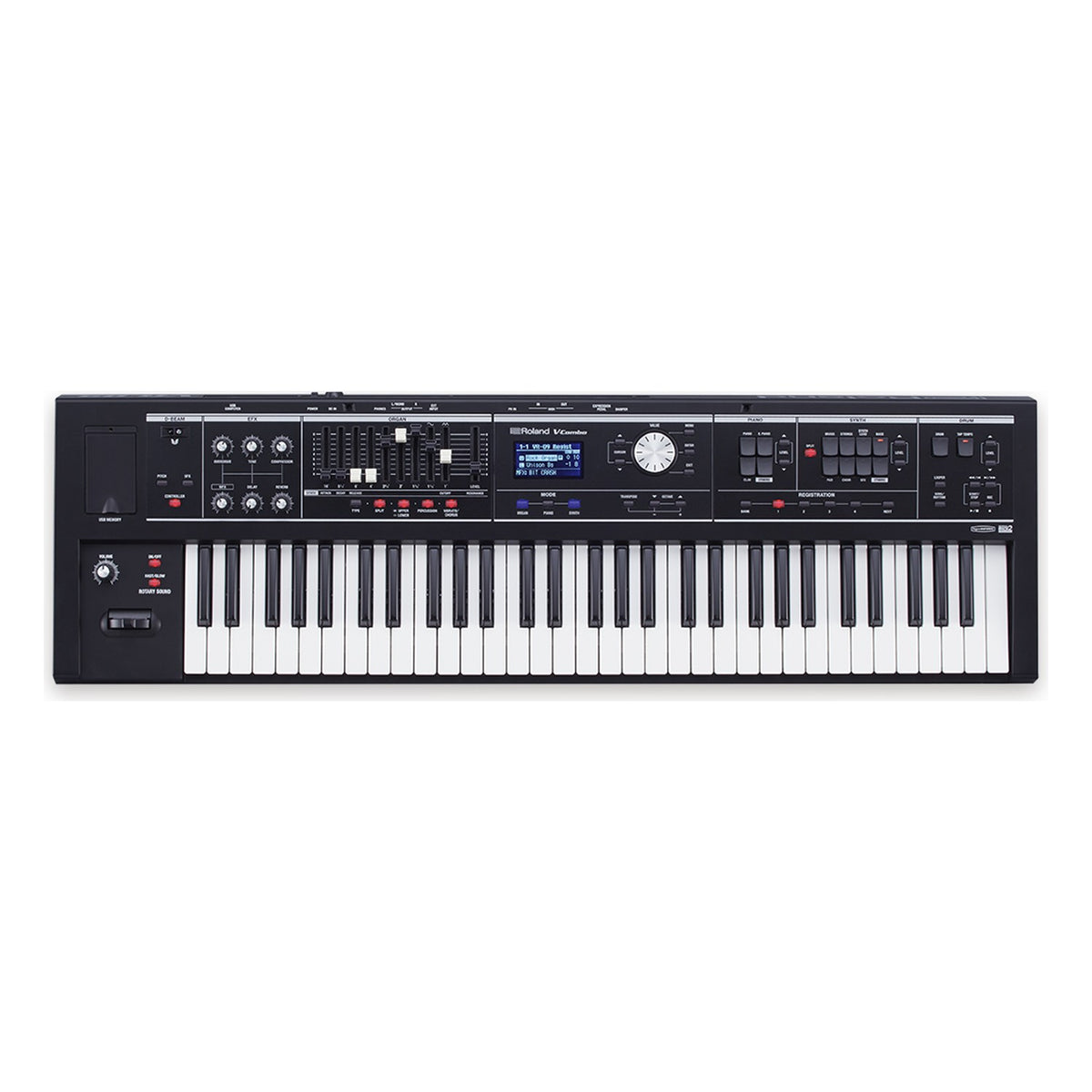 Đàn Organ Roland V-Combo VR-09-B - góc nghiêng