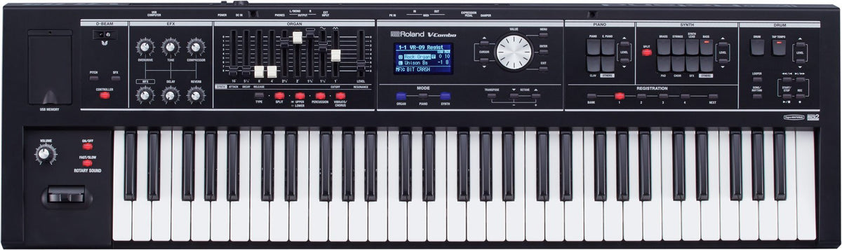 Đàn Organ Roland V-Combo VR-09-B - góc nghiêng