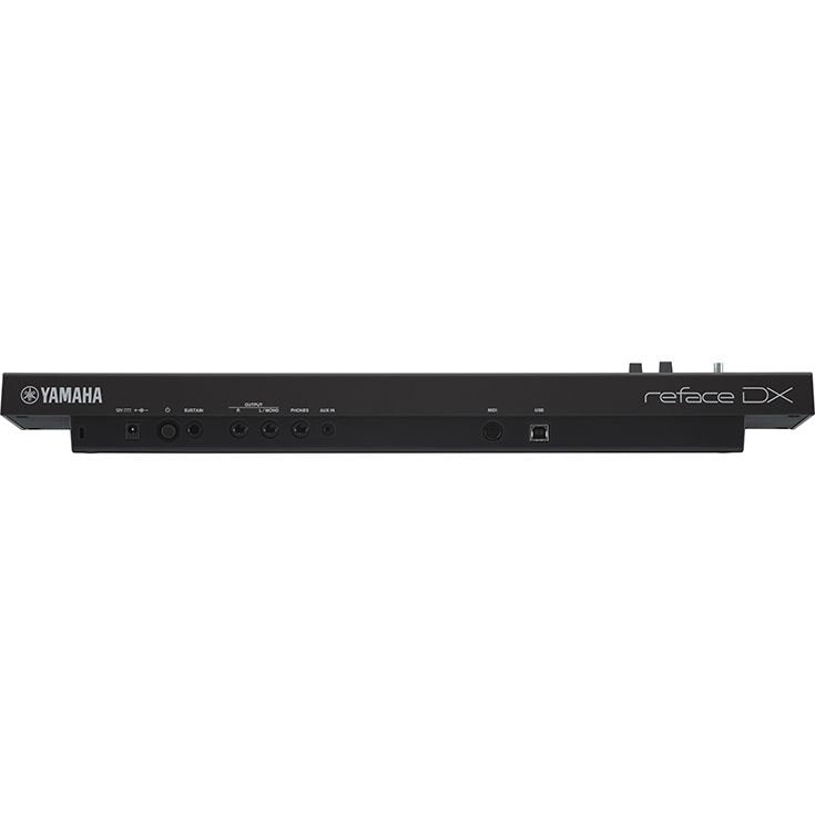 Đàn Synthesizer Yamaha reface - mặt sau, cổng kết nối (DX)