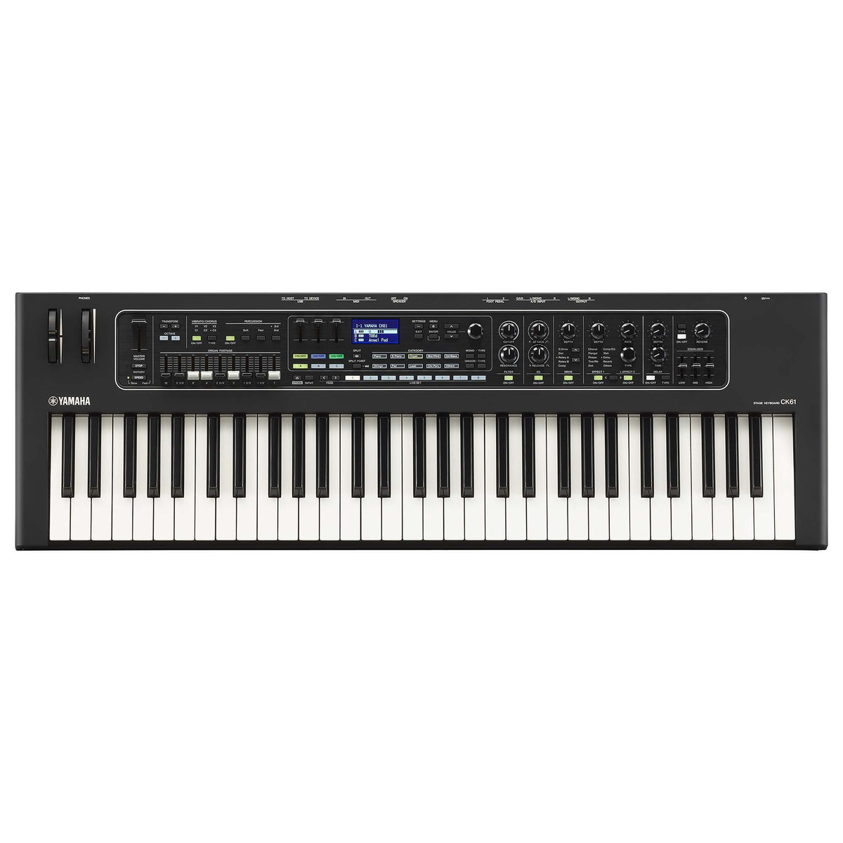 Đàn Organ Yamaha CK61 - góc nghiêng