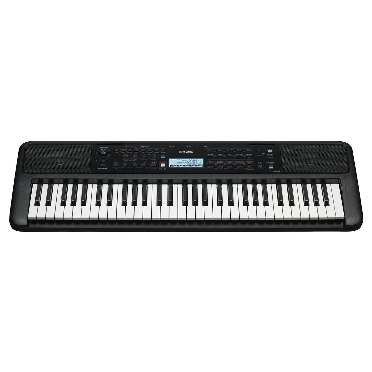 Đàn Organ Yamaha PSR-E383 - góc nghiêng