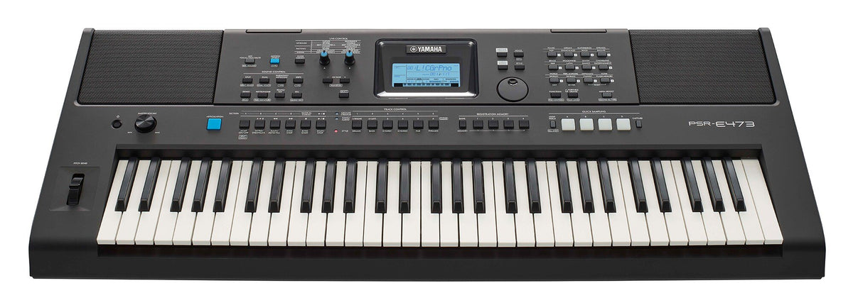 Đàn Organ Yamaha PSR-E473 - góc nghiêng