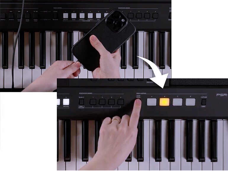 Đàn Organ Yamaha PSR-E583 - cận cảnh chi tiết