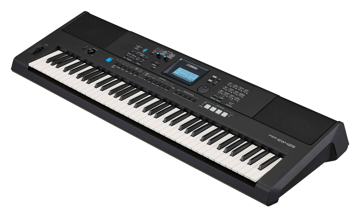 Đàn Organ Yamaha PSR-EW425 - góc nghiêng