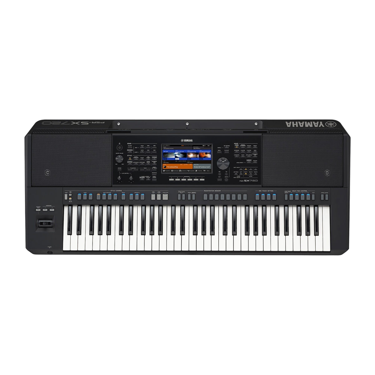 Đàn Organ Yamaha PSR-SX720 - bảng điều khiển