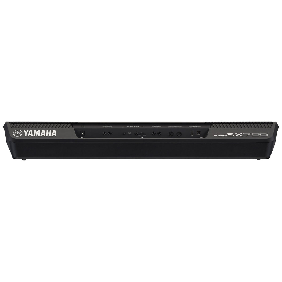 Đàn Organ Yamaha PSR-SX720 - mặt sau, cổng kết nối