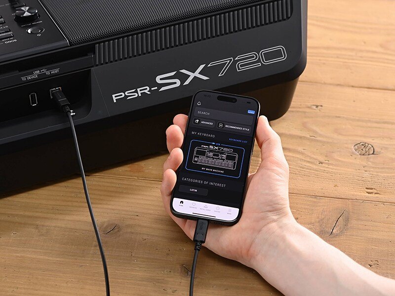 Đàn Organ Yamaha PSR-SX720 - cận cảnh chi tiết