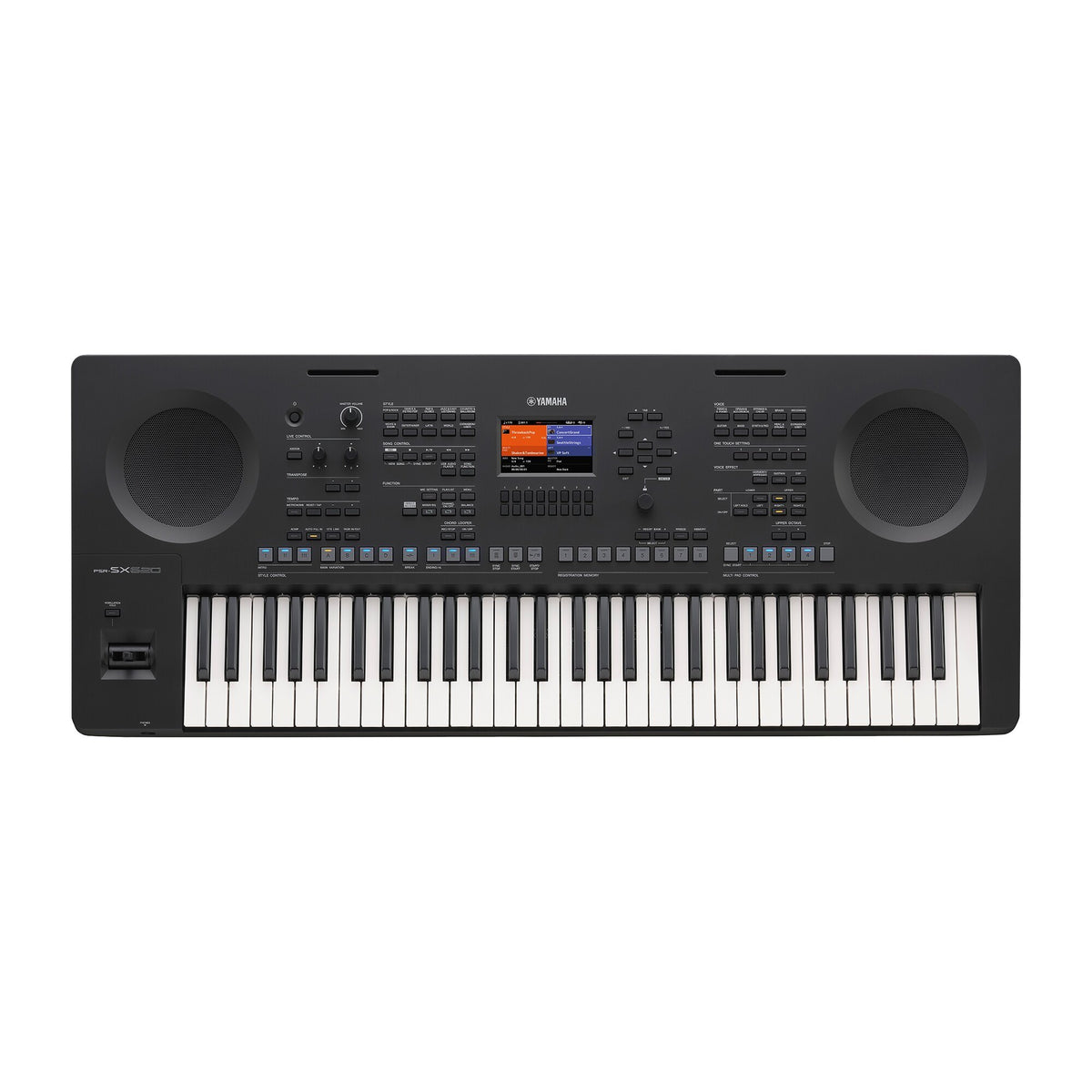 Đàn Organ Yamaha PSR-SX620 - bảng điều khiển