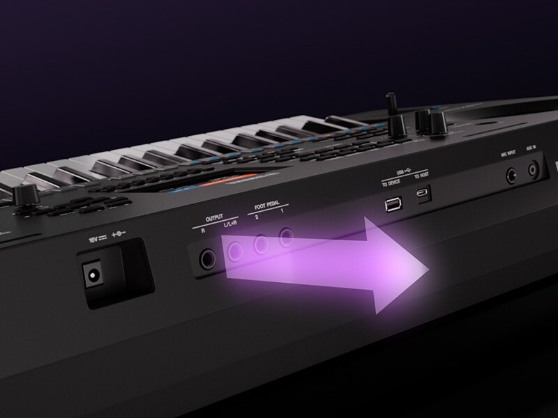 Đàn Organ Yamaha PSR-SX620 - không gian sử dụng