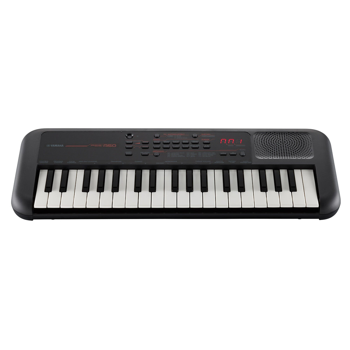 Đàn Organ Yamaha PSS-A50 - bảng điều khiển