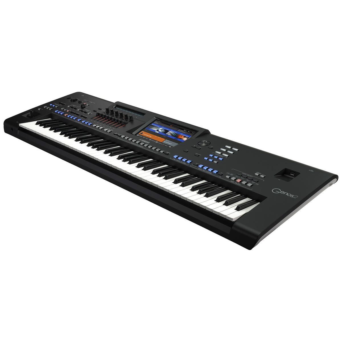 Đàn Organ Yamaha Workstation Genos 2 - góc nghiêng