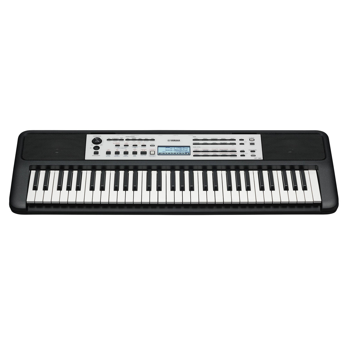 Đàn Organ Yamaha YPT-380 - góc nghiêng