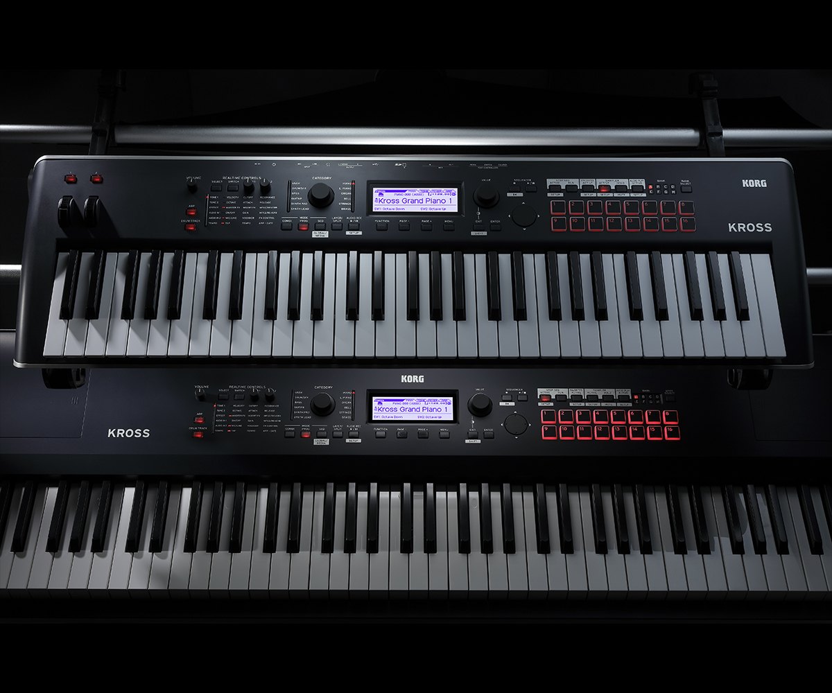 Đàn Synthesizer Korg KROSS 2 - góc nghiêng