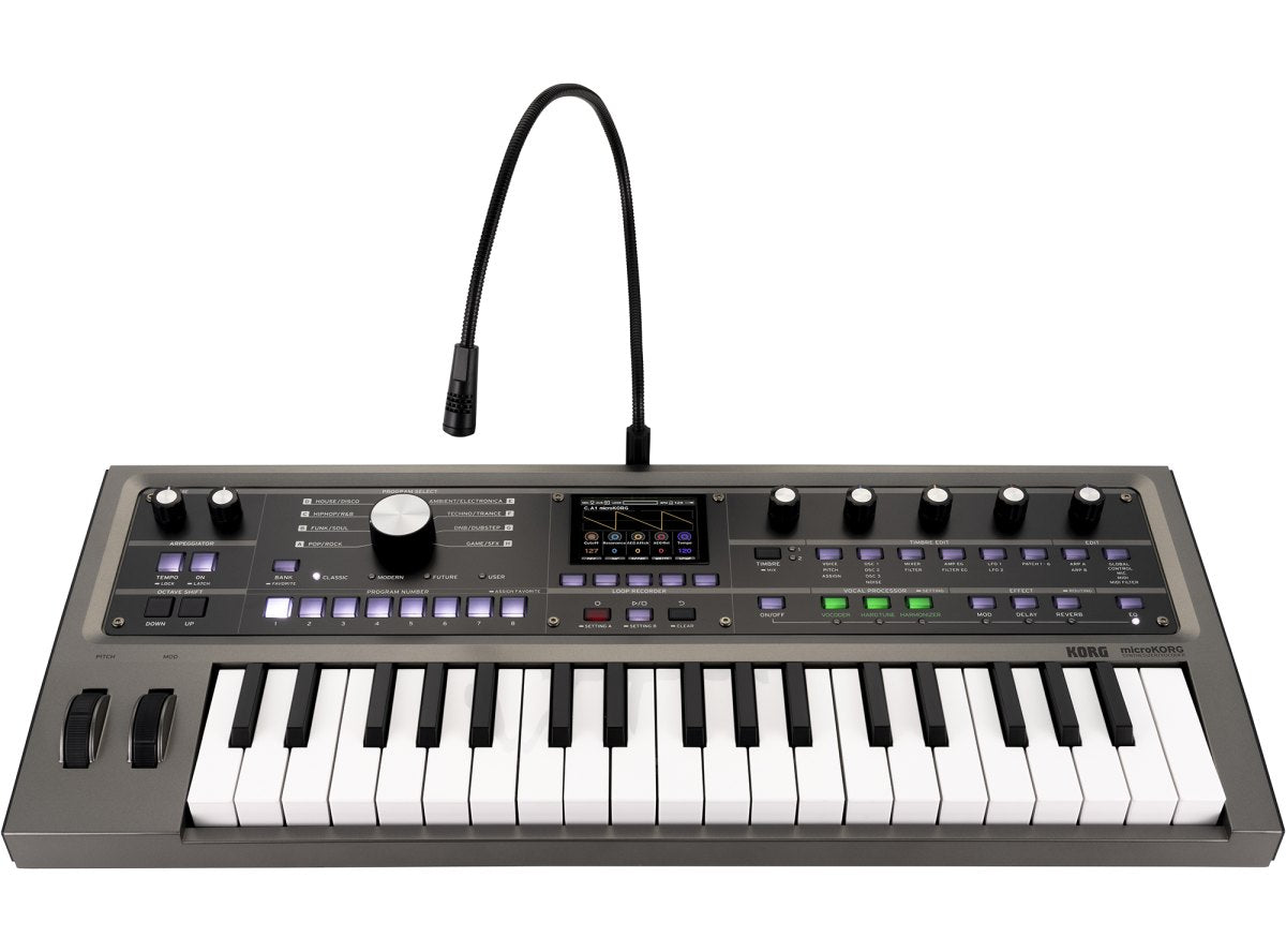 Đàn Synthesizer Korg microKORG2 - góc nghiêng