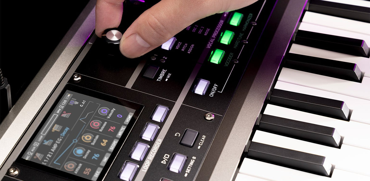 Đàn Synthesizer Korg microKORG2 - cận cảnh chi tiết