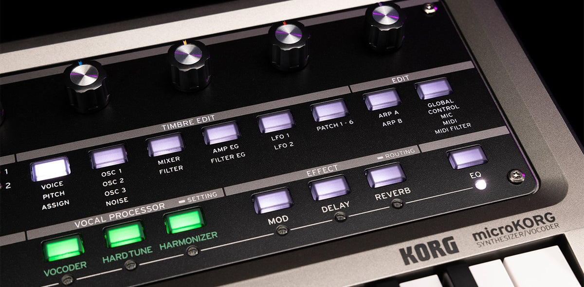 Đàn Synthesizer Korg microKORG2 - cận cảnh chi tiết