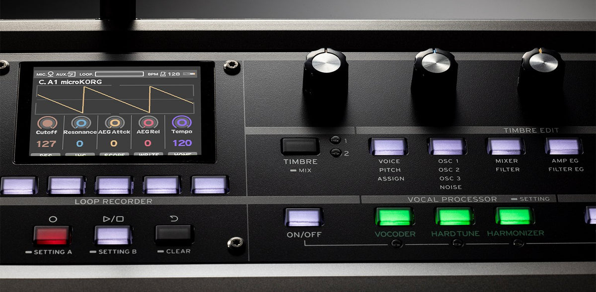 Đàn Synthesizer Korg microKORG2 - cận cảnh chi tiết