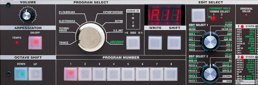 Đàn Synthesizer Korg microKORG - cận cảnh chi tiết