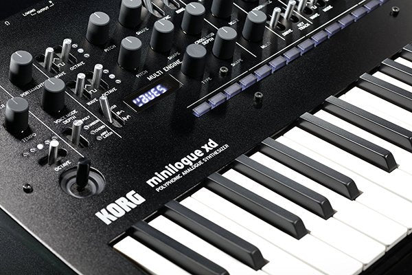 Đàn Synthesizer Korg minilogue xd - cận cảnh chi tiết