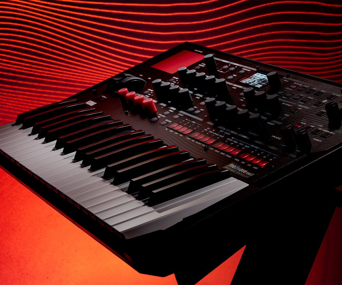 Đàn Synthesizer Korg modwave mk II - góc nghiêng