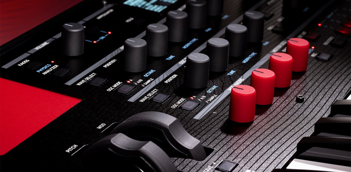 Đàn Synthesizer Korg modwave mk II - cận cảnh chi tiết