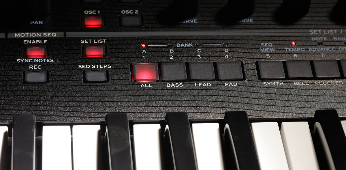 Đàn Synthesizer Korg modwave mk II - cận cảnh chi tiết