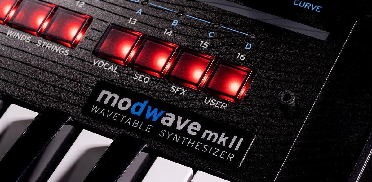 Đàn Synthesizer Korg modwave mk II - không gian sử dụng