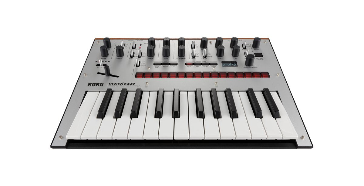 Đàn Synthesizer Korg monologue - góc nghiêng (Bạc (Silver))