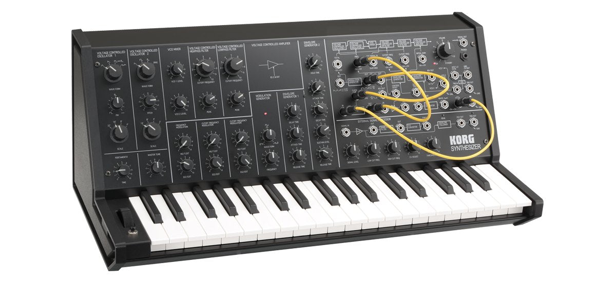 Đàn Synthesizer Korg MS-20 mini - góc nghiêng