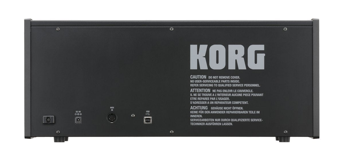Đàn Synthesizer Korg MS-20 mini - mặt sau, cổng kết nối