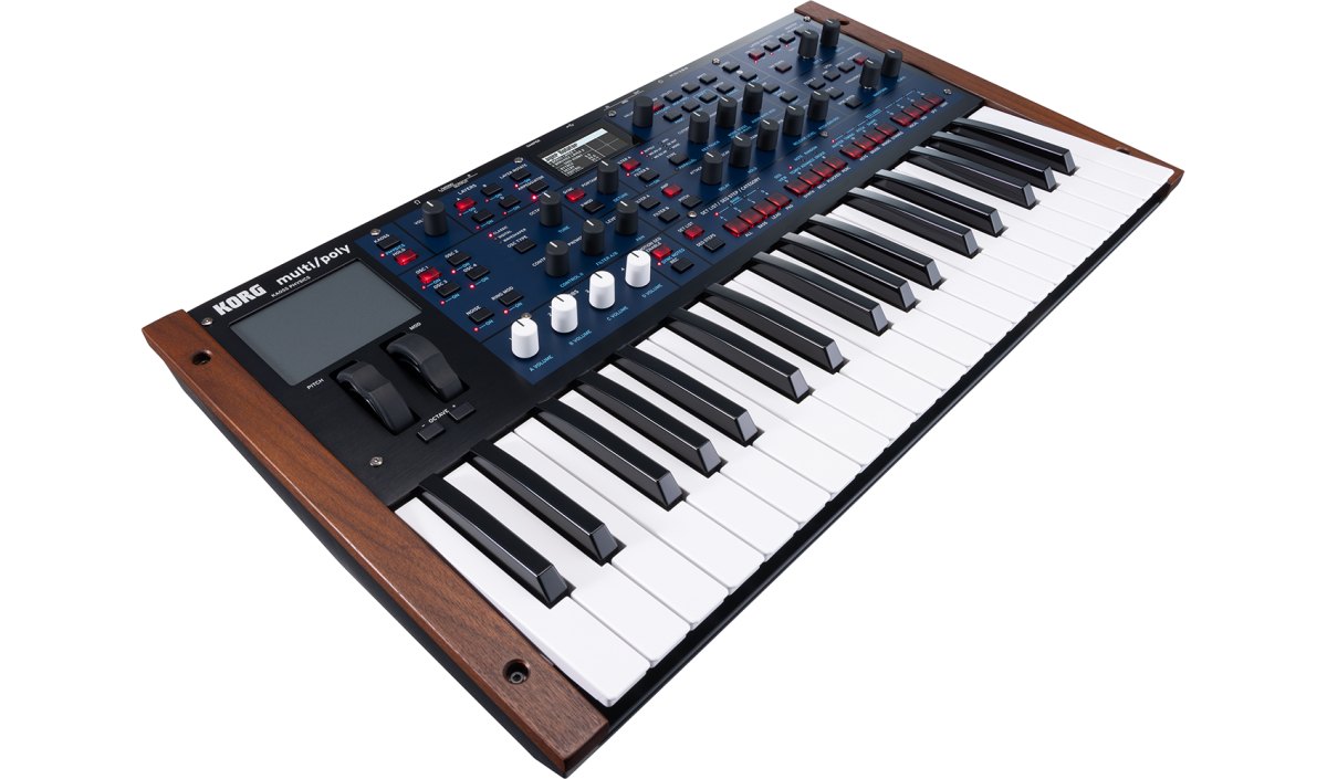 Đàn Synthesizer Korg multi/poly - góc nghiêng
