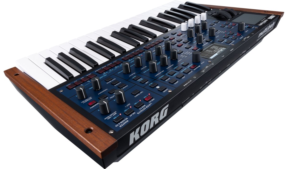 Đàn Synthesizer Korg multi/poly - mặt sau, cổng kết nối