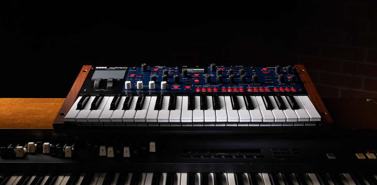 Đàn Synthesizer Korg multi/poly - cận cảnh chi tiết