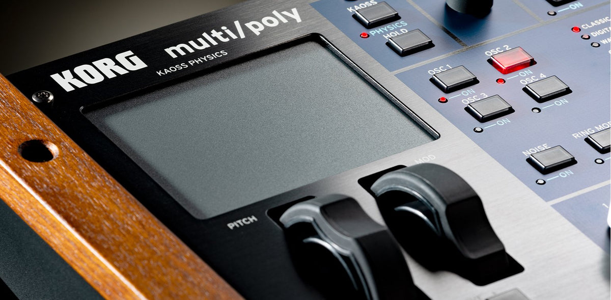 Đàn Synthesizer Korg multi/poly - cận cảnh chi tiết