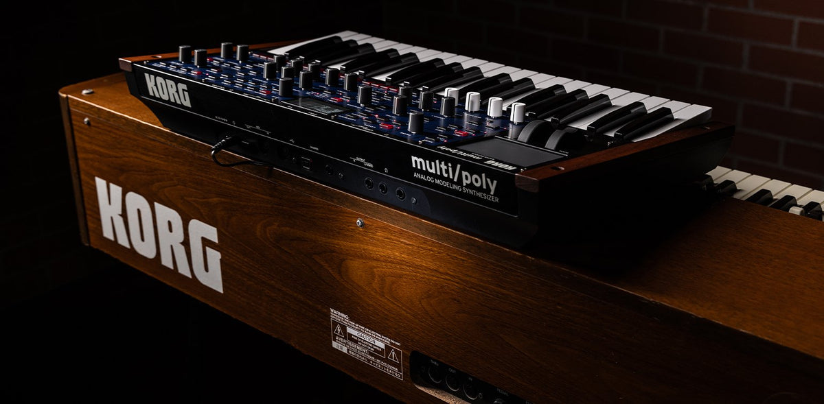 Đàn Synthesizer Korg multi/poly - cận cảnh chi tiết