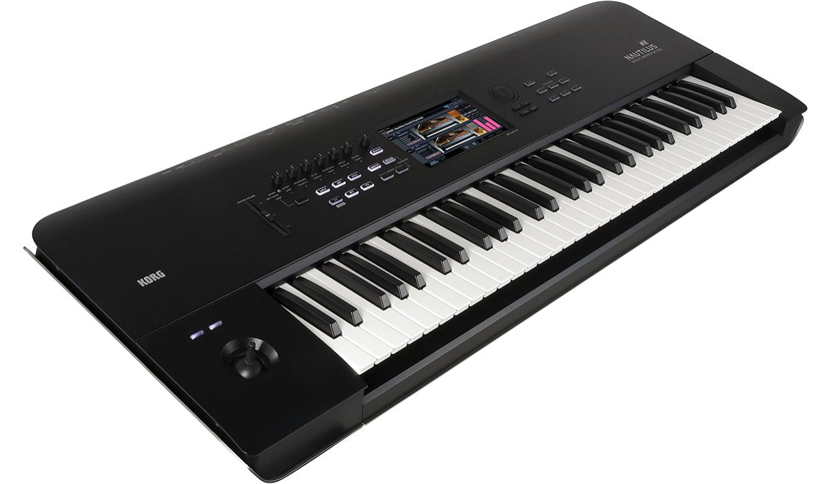 Đàn Synthesizer Korg NAUTILUS AT - góc nghiêng