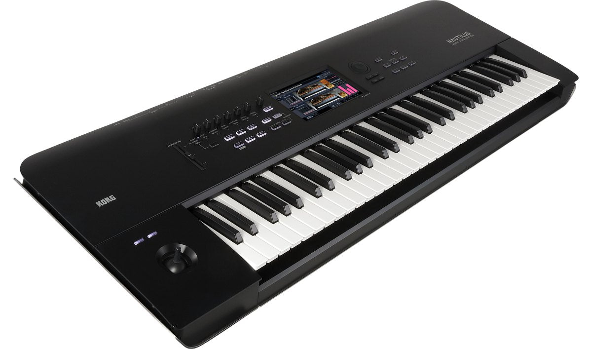 Đàn Synthesizer Korg NAUTILUS - góc nghiêng