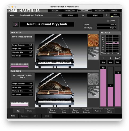 Đàn Synthesizer Korg NAUTILUS - cận cảnh chi tiết