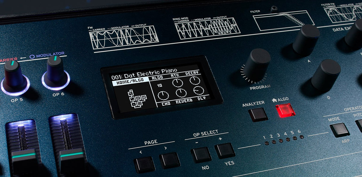 Đàn Synthesizer Korg opsix mk II - cận cảnh chi tiết