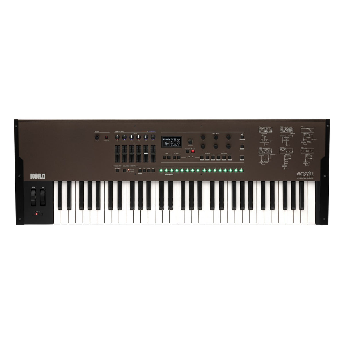 Đàn Synthesizer Korg opsix SE - góc nghiêng