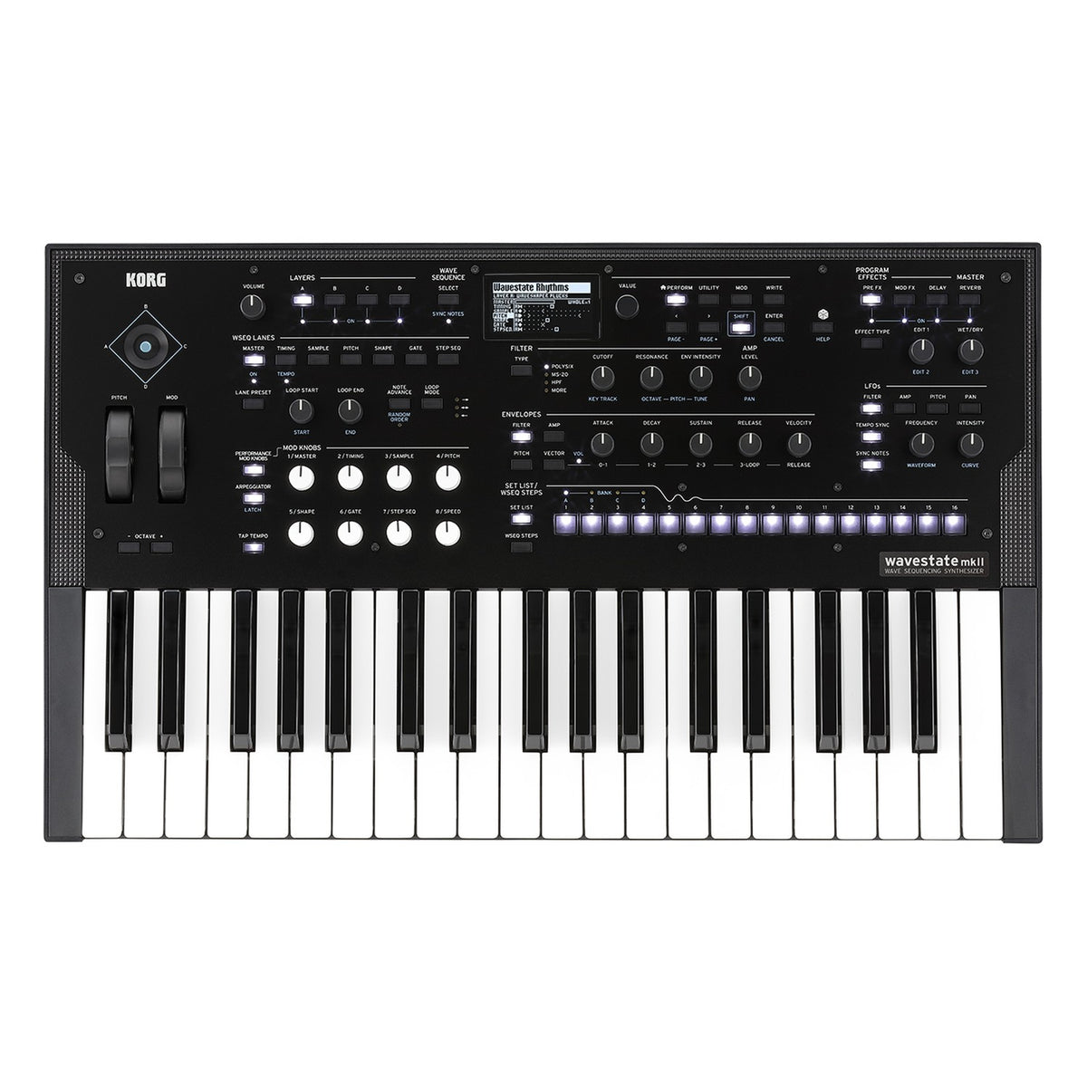 Đàn Synthesizer Korg wavestate mk II - góc nghiêng