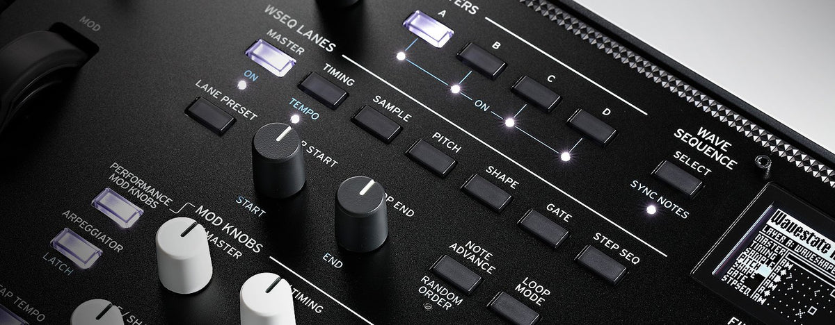 Đàn Synthesizer Korg wavestate mk II - không gian sử dụng