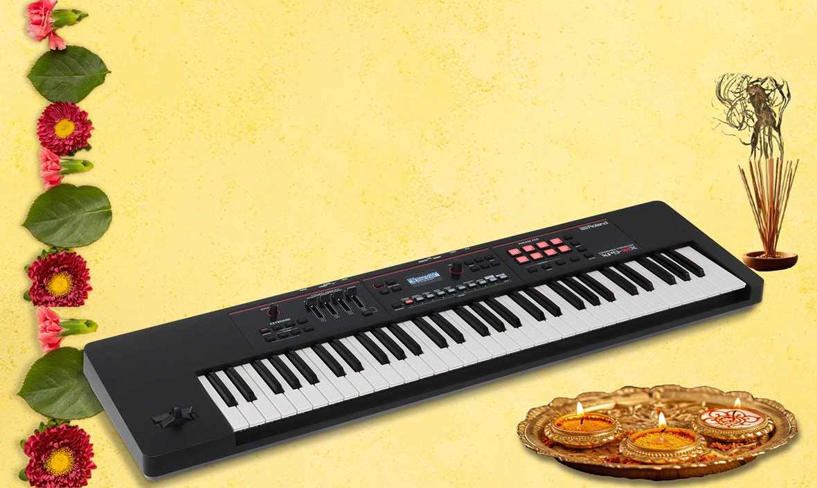 Đàn Synthesizer Roland XPS-10X - góc nghiêng